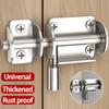 Stainless Steel Door Bolt Solid Sliding Bolts Latch Hasp Hardware Gate Safety Toilet Garden Gate Shed Door Lock Latch Buckle