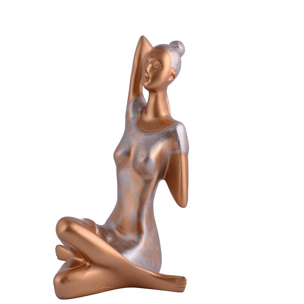 Yoga Lady Home & Office Decor Showpiece