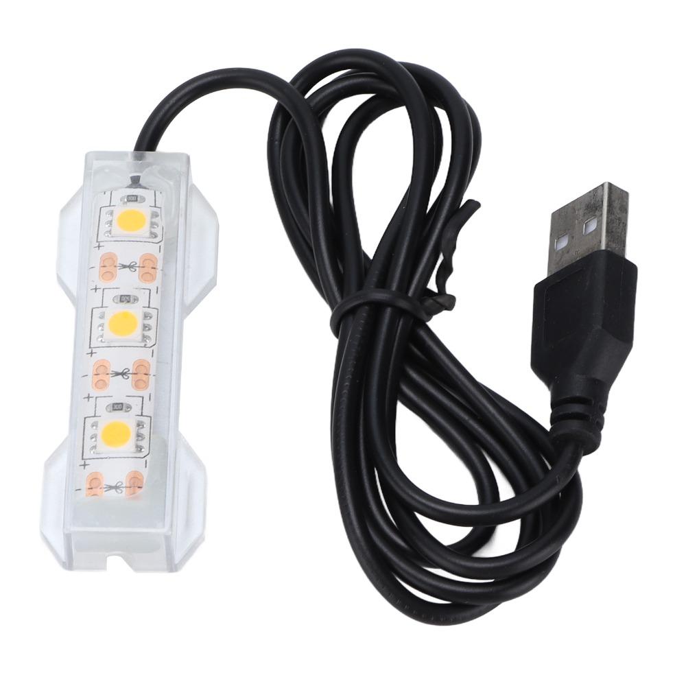 Декоративное освещение USB свет для аквариума Многоцветный пластиковый светодиодный светильник для аквариума Светодиодная погружная подводная лампа для рыб Аквариум