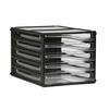 Esselte Filing Drawers (Black Frame) (5 Drawers)
