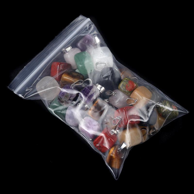 5 шт./компл. разноцветный натуральный камень кристалл нерегулярный маленький квадратный кулон тигровый глаз кварц амулеты для изготовления ювелирных изделий своими руками ожерелье серьги