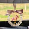Crystal Starry Pegasus Car Pendant Rearview Mirror Hanging Decoration Gift For Women