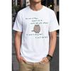 Plus Size - Men's T-Shirt S-5XL Featuring A Humorous Cat Graphic With Text - A Casual Short-Sleeve Crew-Neck Top In White, Comfortable And Breathable