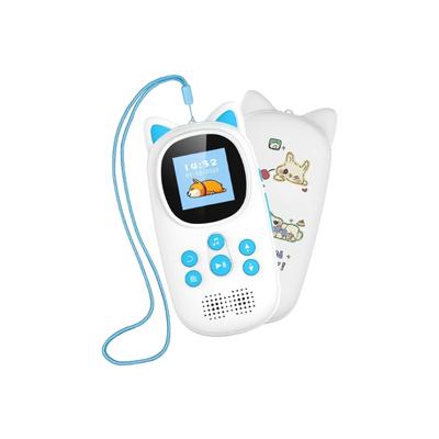 Детский MP3-плеер BT5.0 с функцией блокировки, мультяшный дизайн, со встроенным динамиком, память 32 ГБ, долгая работа от батареи, для музыки и аудиокниг