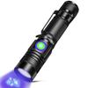 Powerful UV Black USB 365nm Mini Black Portable Handheld UV Light with Adjustable LED Ultraviolet Light Flashlight for Resin and Pet Urine Detection