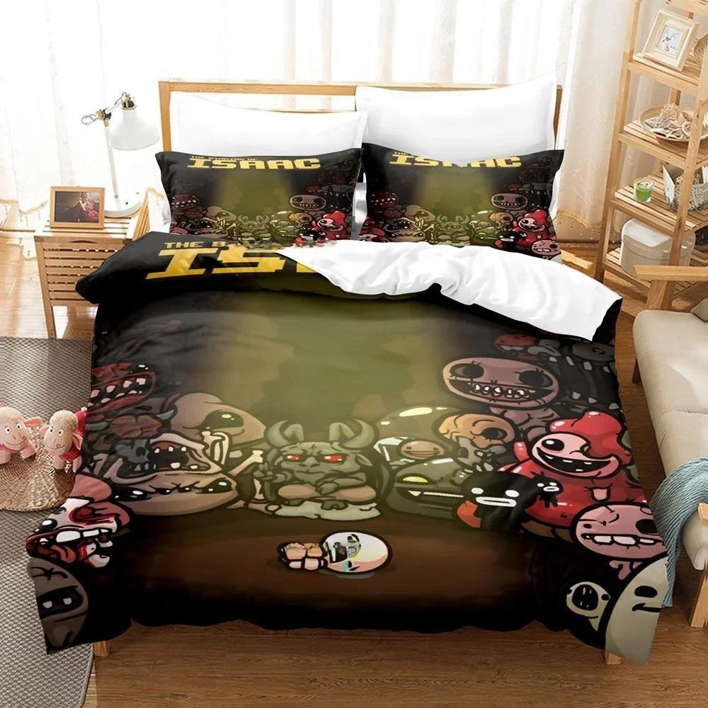 3D-печать игры The Binding of Isaac Постельное белье комплект односпальная двуспальная кровать двуспальная кровать для взрослых и детей спальня пододеяльники комплекты