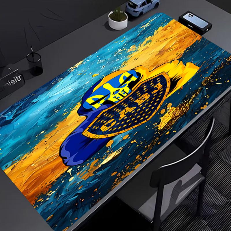 Club Atlético Boca Juniors Mouse Pad - Non-Slip Rubber Base, Smooth Surface for Work,Gaming,Office,And Home Use, Desk Mouse Pad
