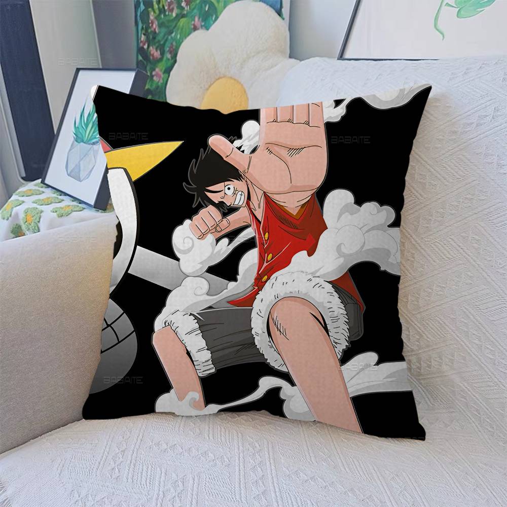 Classic Anime O-One P-Piece Office Cushion Pillowcase Car Cushion Cover45X45Cm Lumbar Pillowcase Sofa Pillowcover