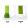 Miaojie Hands-Free Squeeze PVA Mop with Telescopic Handle & 2 Heads