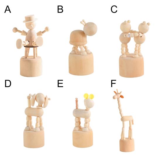 Практичная образовательная прочная деревянная кукла с точным детализированным орнаментом для подарков