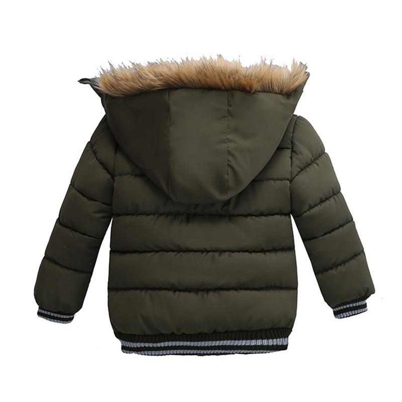 Утепленная парка Kinder Jungen Winterjacke Dicker Mantel Stepp Mantel Stepp Kapuze