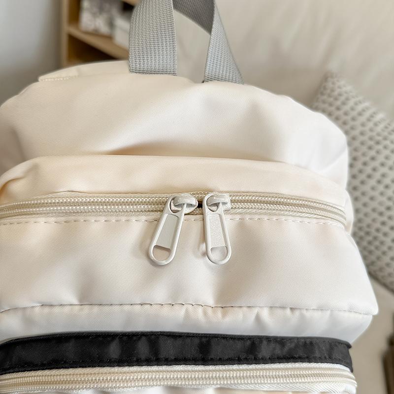 Рюкзак Color Block для женщин в стиле колледжа, школьный рюкзак для учеников младших классов средней школы