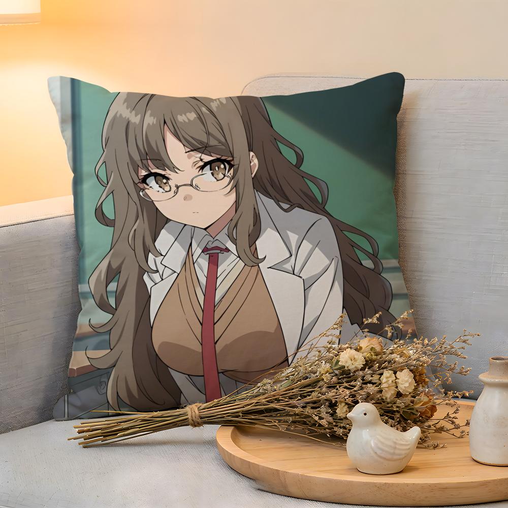Cushion Cover Linen SkinFriendly Soft Decorative Case For Sofa Home Decor Kwaii Sexy RRio Futaba Anime Pillow cover
