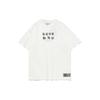 Loose Fit Round Neck Short Sleeve T-Shirt Men Tops Off-White AHSQ909-1