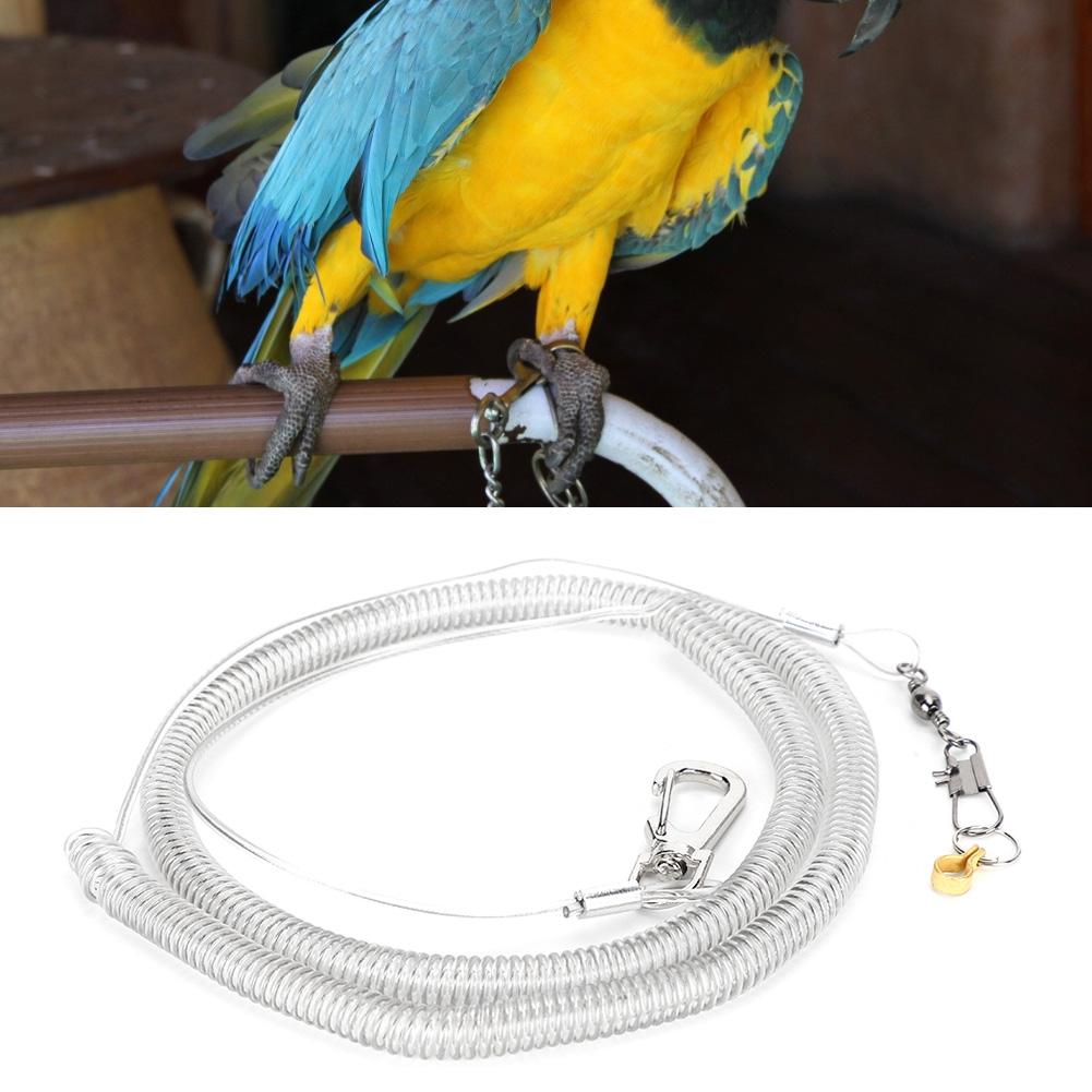 Bird Harness Leash Anti Bite Elastic Outdoor Bird Flying Training Rope Pet Supplies4.5MM