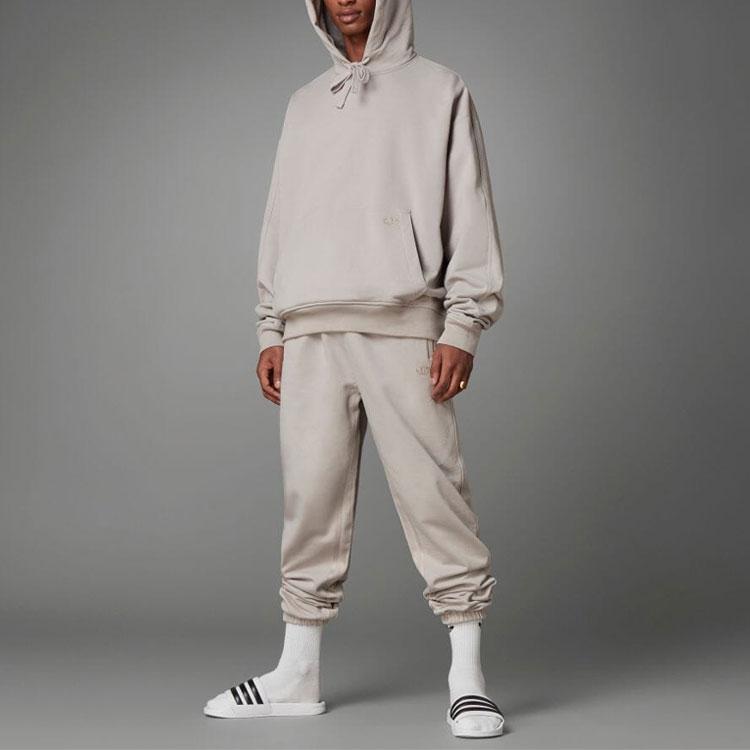 adidas Оригинальная однотонная толстовка с капюшоном для мужчин, серая HD4822