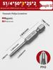 Шестигранная Магнитная Пневматическая Отвертка, Набор Электрических Бит S2 1/4