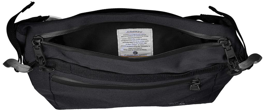 [Assob] Водонепроницаемая поясная сумка 141607 Водонепроницаемая Cordura 305D ЧЕРНАЯ