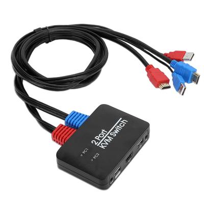 2-портовый KVM-переключатель USB 2.0 HDMI для WindowsIOSOS XLinuxNetwareUnixAndroid