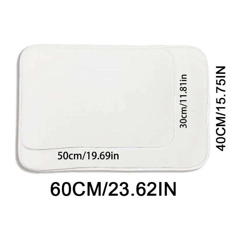 Cat's Sweet Home Pattern Door Rug Dirt Resistant Home Shoe Entry Decorative Carpet Indoor Outdoor Entrance Mat for Living Room