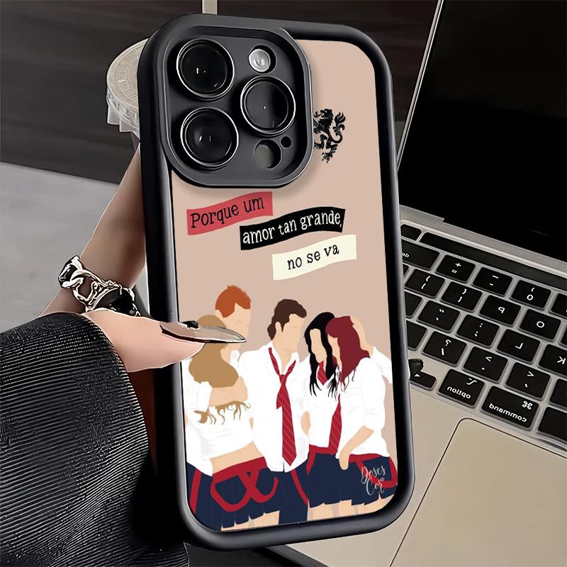 Чехол для телефона iPhone 17 Air 16E 15 16 Pro Max F-Fashion RBD R-Rebelde Cover 14 Plus 13 12 Mini Мягкий силиконовый Fundas