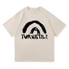Turnstile Double Rainbow Tshirt 2025 Album Never Satisfied Mens Pure Cotton Tshirt Harajuku Highquality Retro Casual Tshirt