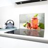 Szklana płyta ochronna na kuchenkę 90x52 Drink