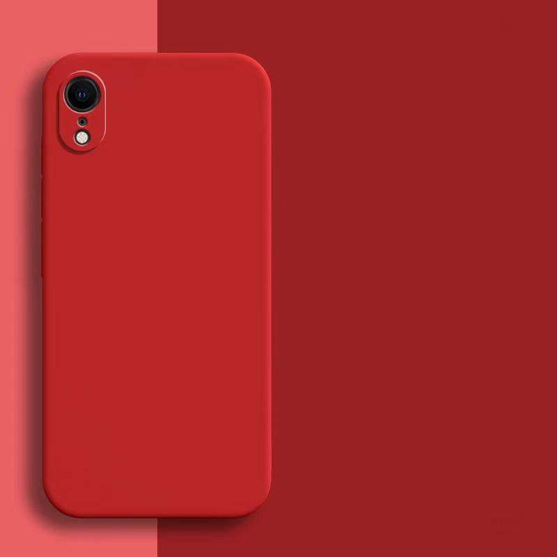 Жидкий силиконовый чехол для iPhone XR X Xs Max Ударопрочный ТПУ Силиконовый Защитный Задний Чехол для Телефона для iPhone X XR Xs Max
