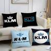 K-Klm R-Королевские Нидерландские Авиалинии Наволочка Короткий Плюш Печать Наволочка Квадратные Подушки-Пледы Диван Домашний Декор