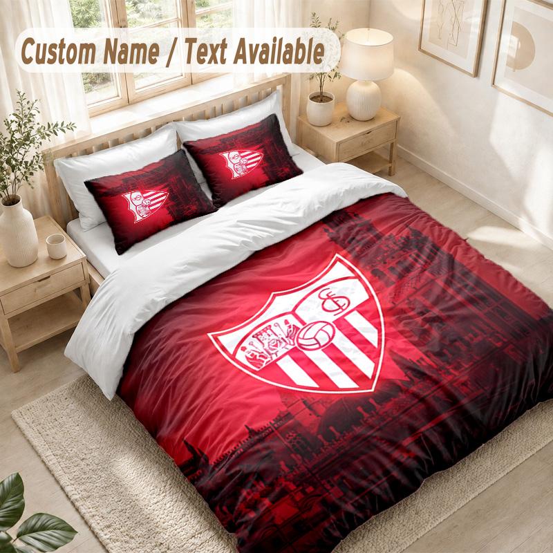 Sevilla Bedding Set, 1 Duvet Cover & 2 Pillowcases Soft Comfortable Bedroom Home Textile Decor