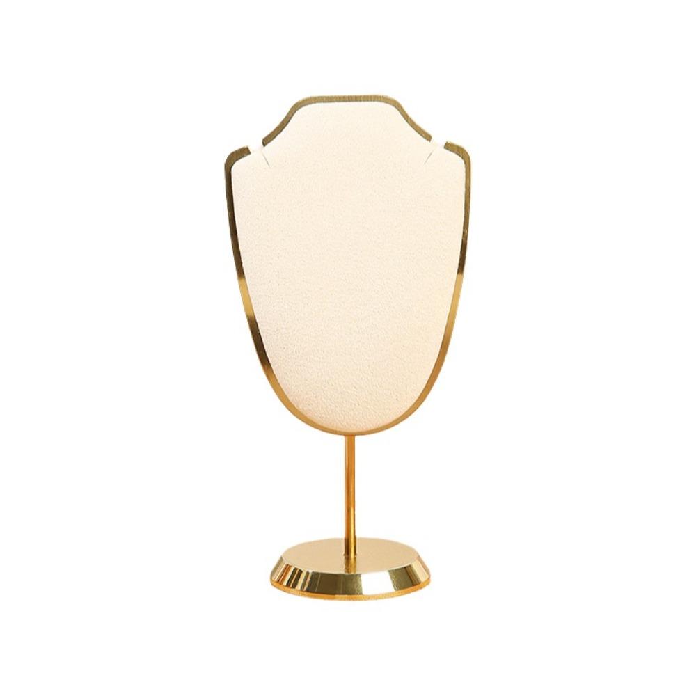 Metal Base Mini Jewelry Display Stand Velvet Jewelry Storage Display Rack for Home Jewelry Storage