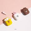 Чехол Line Friends AirPod с кольцом типа D, коричневый