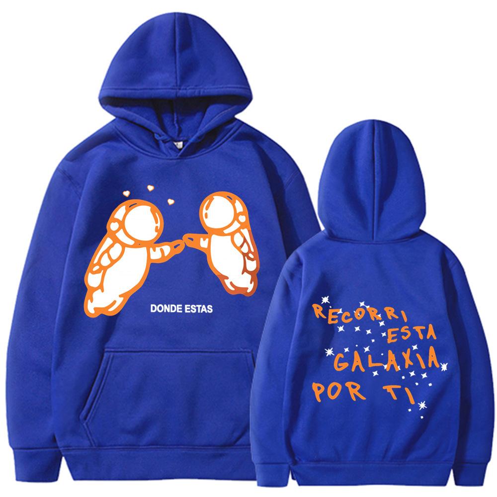 New thread recorri esta galaxia por ti print casual sweater hoodie sweater