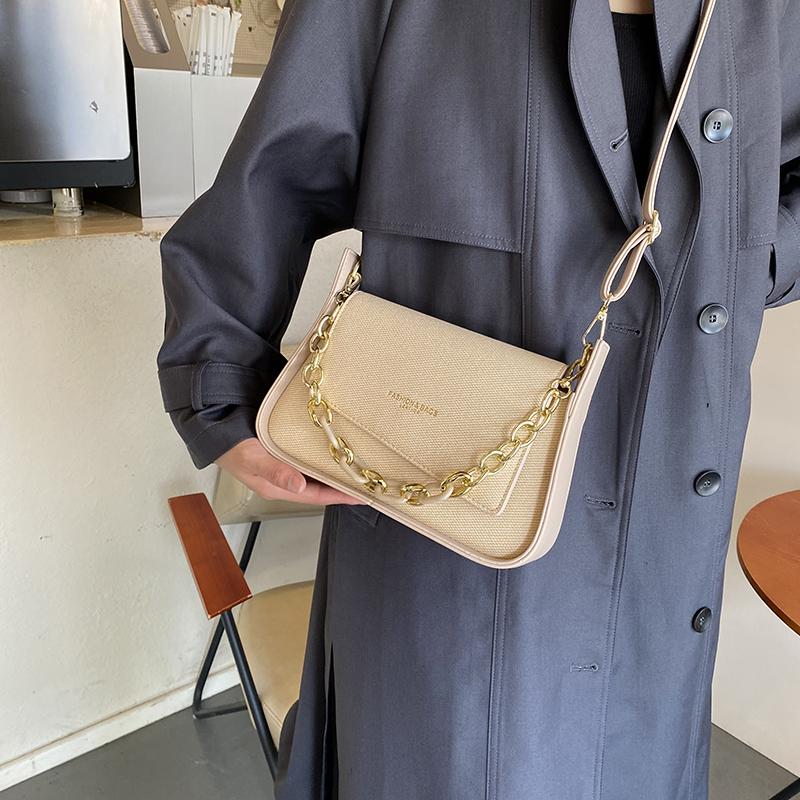 Новые модные роскошные простые женские сумки через плечо из искусственной кожи с цепочкой, сумки большой емкости