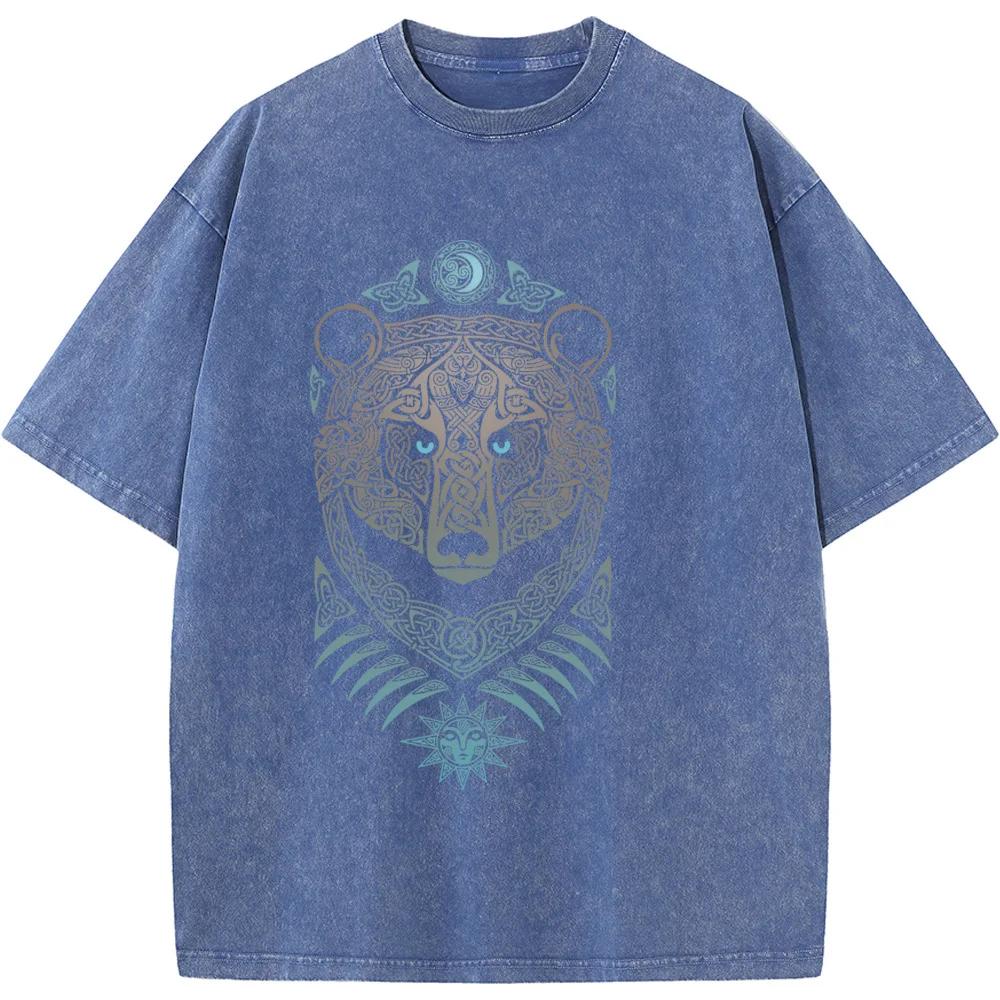 Граммы Высококачественная Стиранная Старая Футболка Новый Стиль Футболка Уличная Одежда Мужская Стиранные Футболки