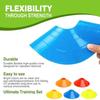25/50Pcs Flexible Training Marker Cones Durable Soccer Training Sign Dish Soccer Cones  Sports