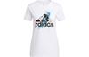 Adidas T Shirts Women's White Crew Neck Moderate Straight Fit GN9151