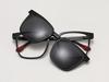 TJ2190 Unisex Three-in-One Magnetic Polarized Clip-on Sunglasses Set