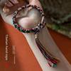 Hand-Woven Tibetan Cotton Bracelet - Colorful Ethnic and New Chinese Style Accessory.