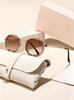 Round frame metal sunglasses sunscreen trend European and American new personalized fashion versatile Internet celebrity advanced sunglasses