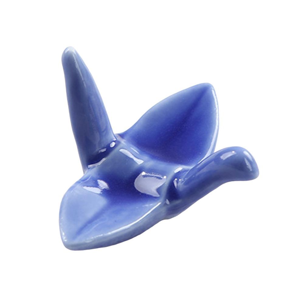 1pcs Desktop Decor Ornament Chopstick Holder Paper Crane Shape Chopsticks Pillow Desktop