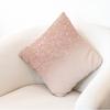 Luxurious Pillow Case Rose Gold Geometric Pineapple Glitter Cushion Cover For Stylish Home Decor