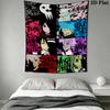 Soul Eater Wall Tapestry Aesthetic Wall Hanging Printed Fabric Blanket Decorative Tapestries for Bedroom Living Room Home Decor