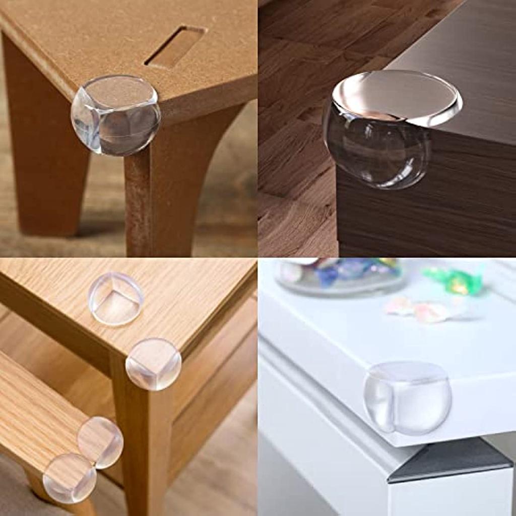 20 шт. Детские защитные уголки для столов и мебели, прозрачные защитные уголки для защиты от ударов для младенцев и детей