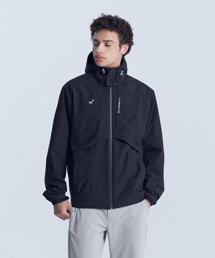 Crew Members Only Rain-Tech Wind Jacket Black