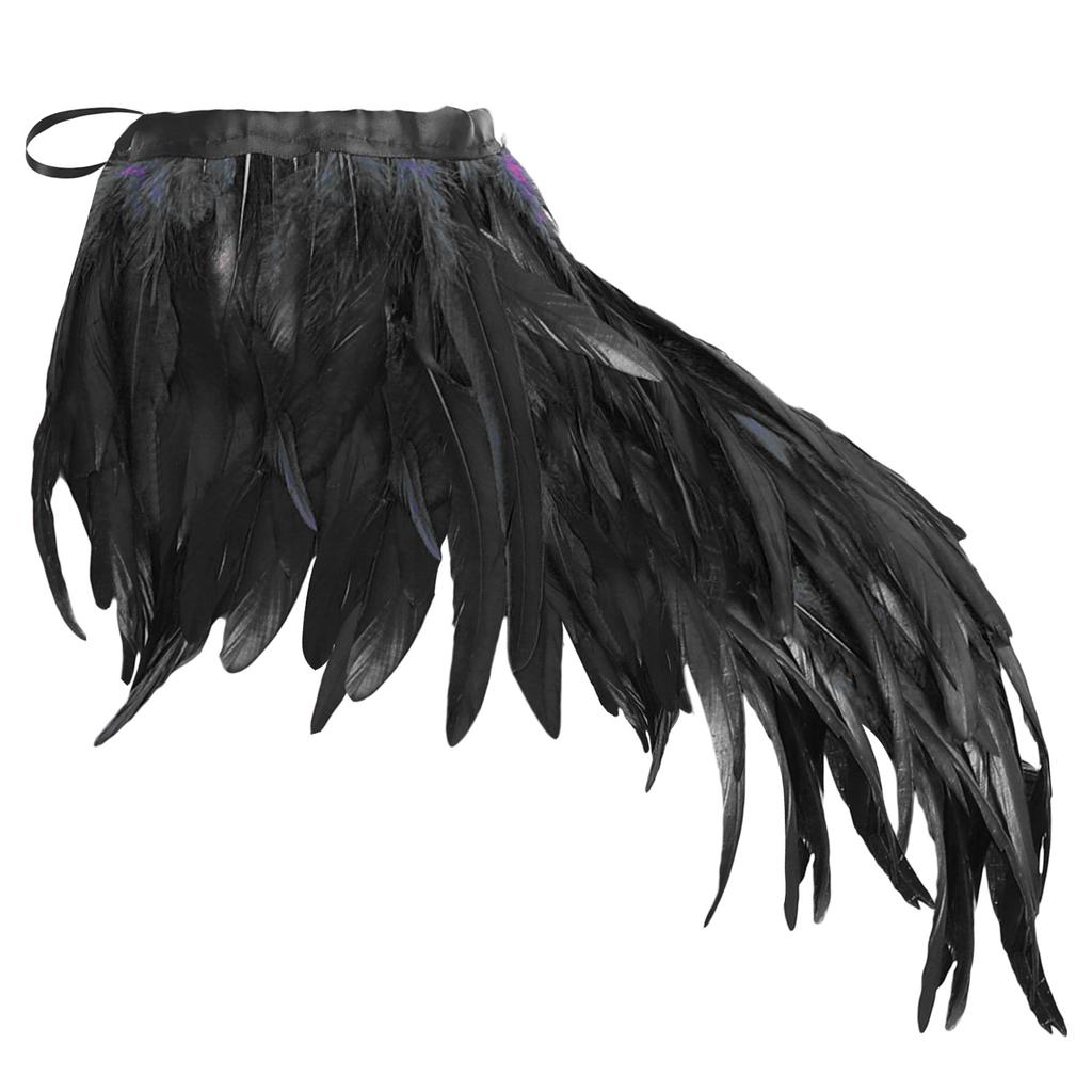 Feather Cape Shawl, Clothing Accessories, Festival Decoration, Carnival Party Decoration, Versatile Shawl for Dances, Halloween Costume