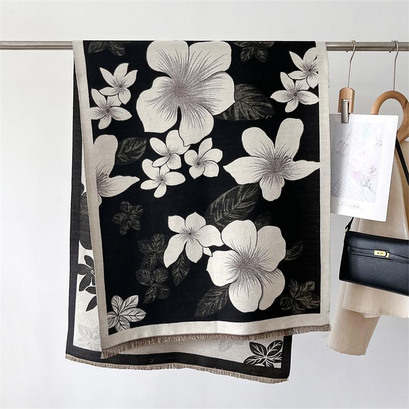 Новые зимние платки, шарфы, обертывание, дизайн, кашемировый шарф, женский, теплый, модный, пашмина, женское пончо, шейный платок, эшарп, бандана