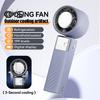 Маленький вентилятор персональный кондиционер 1-199 скоростей регулируемый сильный воздушный поток цифровой дисплей перезаряжаемый вентилятор воздушный охладитель