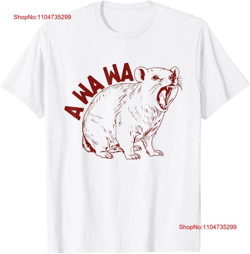 Rock Hyrax Lover Awawa Funny Groundhog Dassi T Shirt Vintage Stretched Breathable Unisex Homme Streetwear