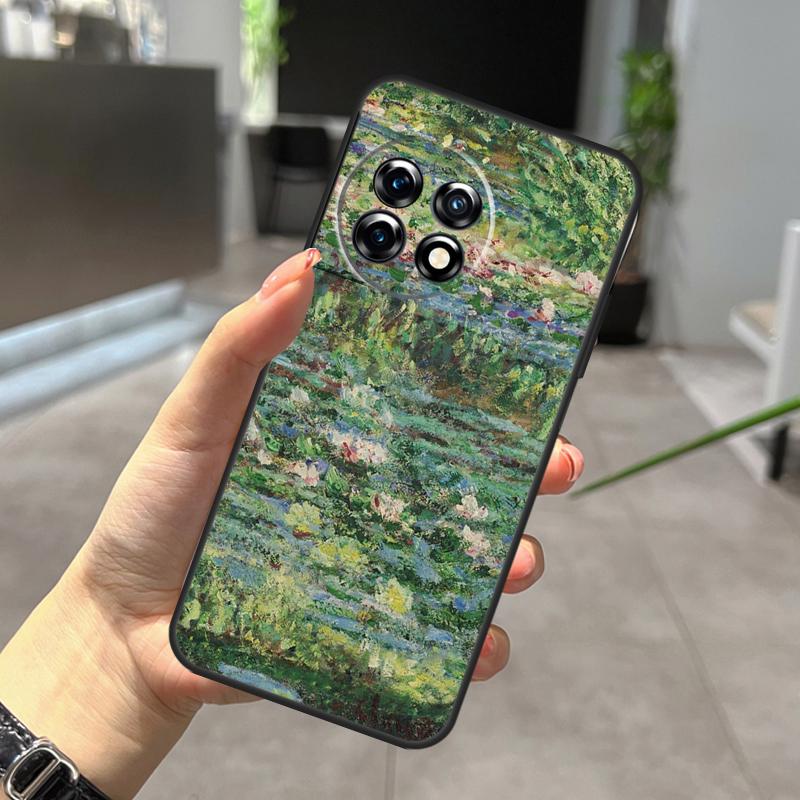 Масляная живопись Моне Чехол для OnePlus Nord CE 5 2 3 4 Lite N30 N20 OnePlus 15 13 12 11 9 10 Pro 10T 13R 15R